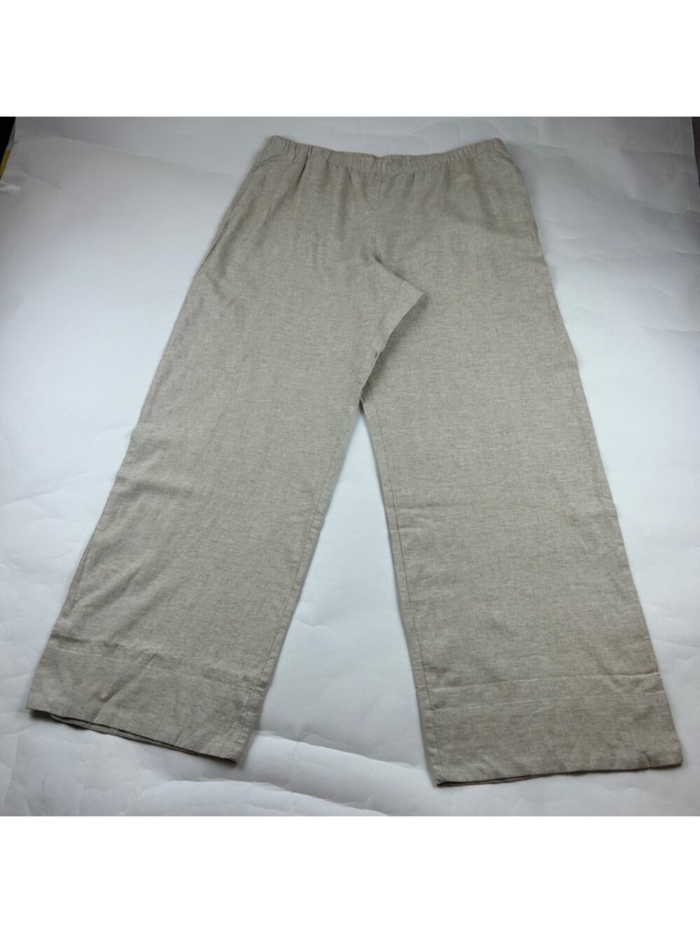 TALL GAP Flax Linen Bled Wide Leg Lounge Pant XLT
